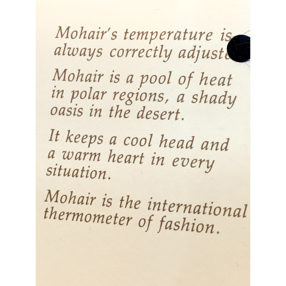 Handknits of New Zealand vintage mohair sweater, 3D, cozy, small, bright, NWT - Picture 9 of 9